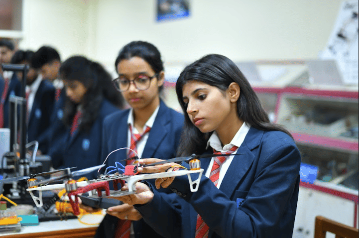 CGC Landran Students working in laboratories photo 9